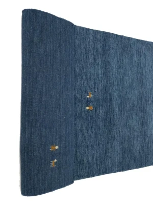 Steel Blue Tribal 3X5 Gabbeh Modern Rug