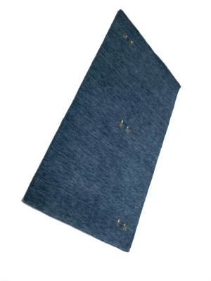 Steel Blue Tribal 3X5 Gabbeh Modern Rug