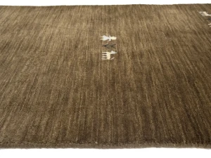 Brown Pictorial Gabbeh Modern Rug in All Size