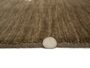 Brown Pictorial Gabbeh Modern Rug in All Size