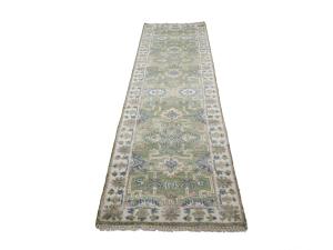 Muted Colors Floral 3X10 Oushak Oriental Runner Rug