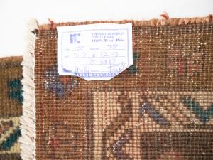 Semi Antique Rusty Red Tribal 3X12 Meshkin Persian Runner Rug