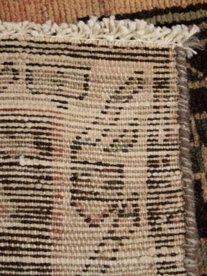 Semi-Antique Light Peach Tribal 3X7 Mazlaghan Persian Runner Rug
