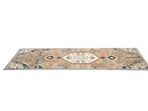 Semi Antique Rusty Beige Tribal 2'5X7'9 Hamedan Persian Runner Rug